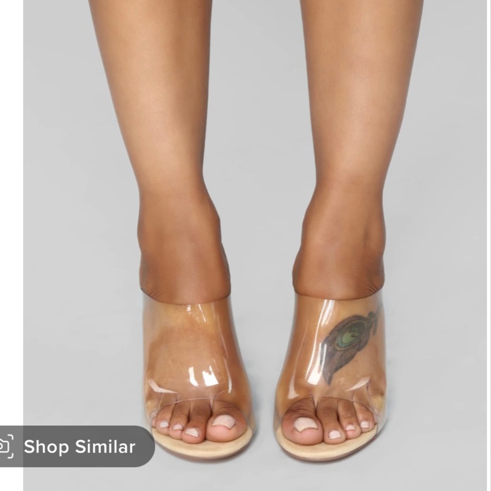 Fashion nova Not so average heeled sandal Nude